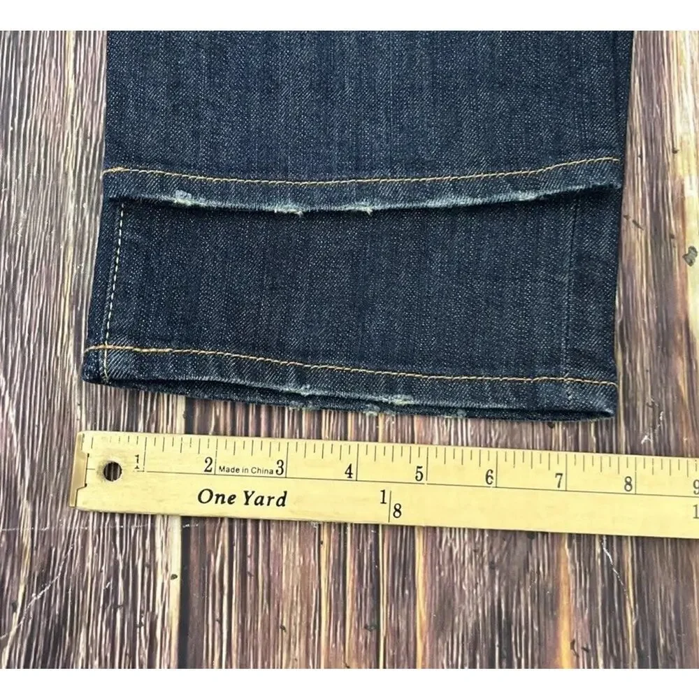NWOT Lucky Brand 121 Slim Dark Jeans Mens Size 34x32 (Measures 36x32) Stretch